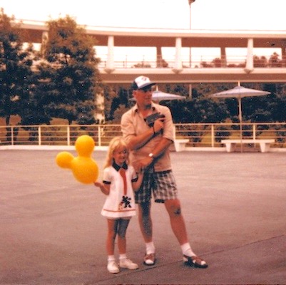 With my Dad in Tomorrowland